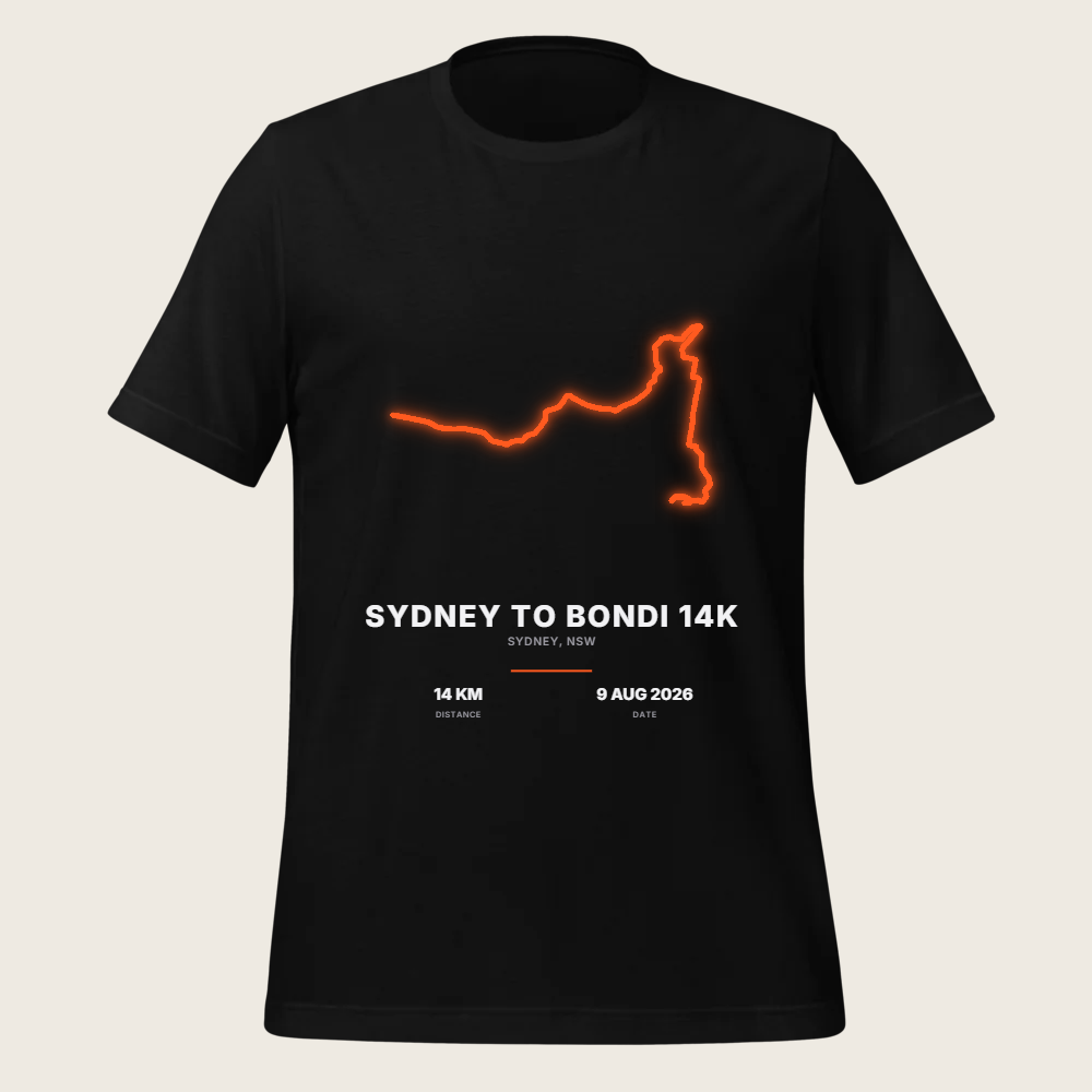 Sydney to Bondi 14K Neon Tee