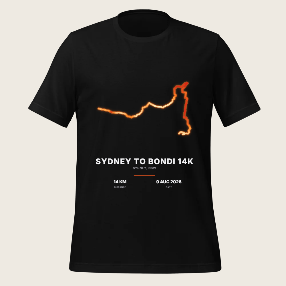 Sydney to Bondi 14K Elevation Tee
