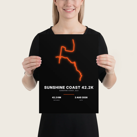 Neon — Sunshine Coast 42.2K Neon Poster