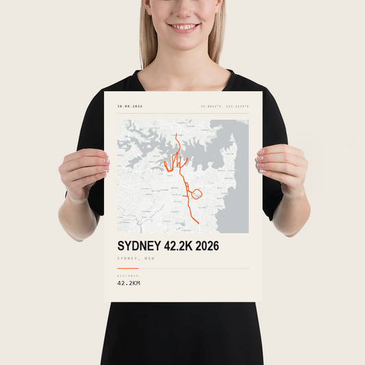 Street Map — Sydney 42.2K 2026 Street Map Poster