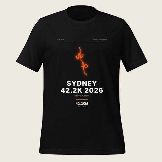 Neon — Sydney 42.2K 2026 Neon Tee