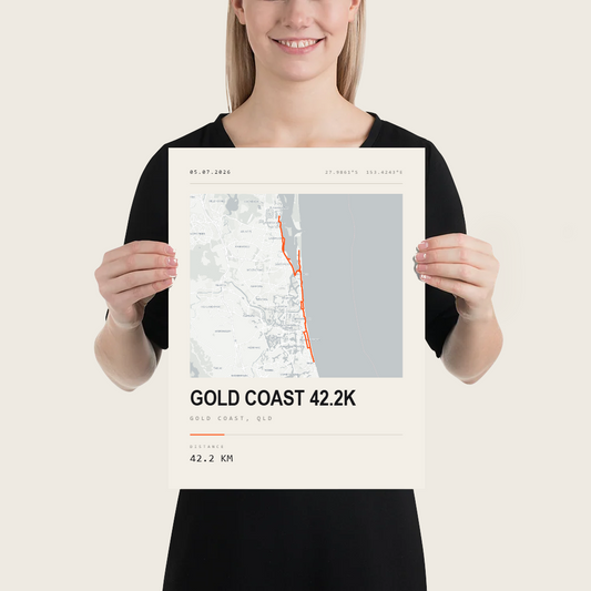 Street Map — Gold Coast 42.2K 2026 Street Map Poster