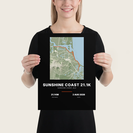 Terrain — SUNSHINE COAST 21.1K Terrain Poster