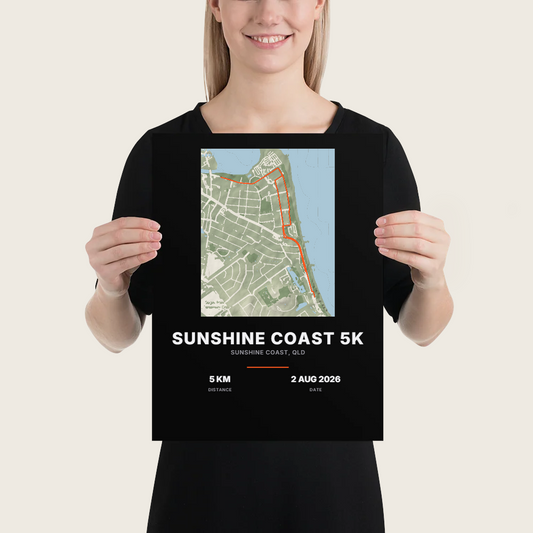 Terrain — SUNSHINE COAST 5K Terrain Poster