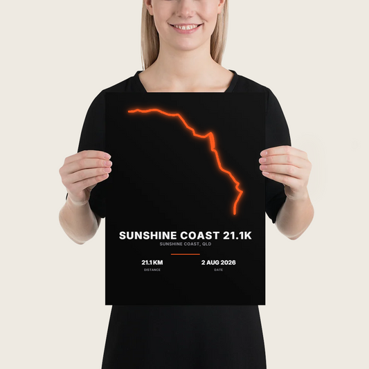 Neon — SUNSHINE COAST 21.1K Neon Poster