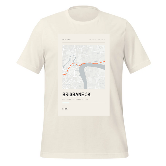 Street Map — Brisbane 5K 2026 Street Map Tee