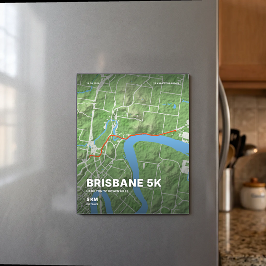 Terrain — Brisbane 5K 2026 Terrain Magnet