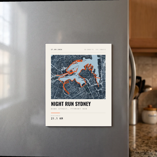 Terrain — Night Run Sydney Terrain Magnet