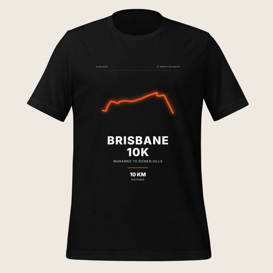Neon — Brisbane 10K 2026 Neon Tee