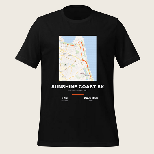 Map — SUNSHINE COAST 5K Map Tee