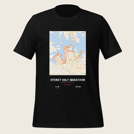 Map — Sydney Half Marathon Tee