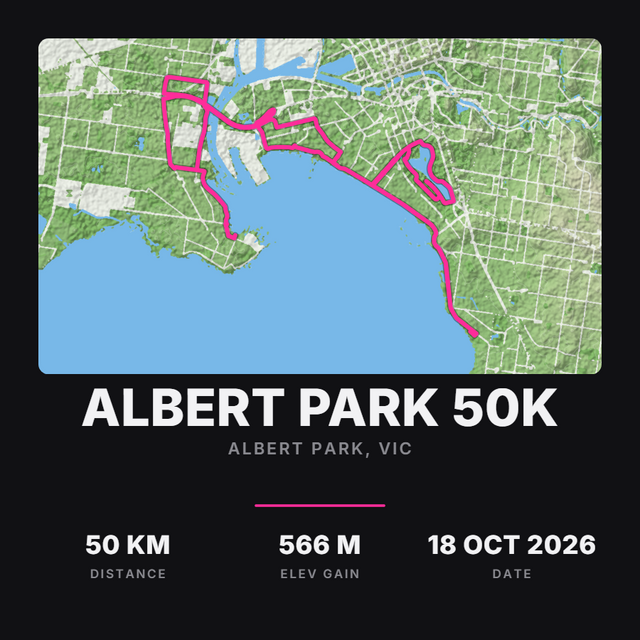ALBERT PARK 50K