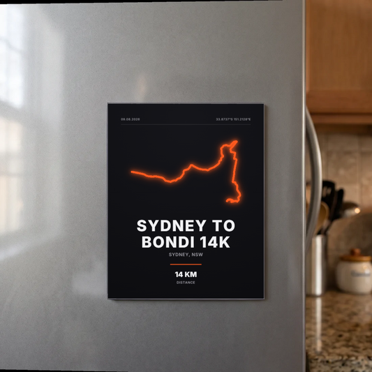 Neon — Sydney to Bondi 14K Neon Magnet