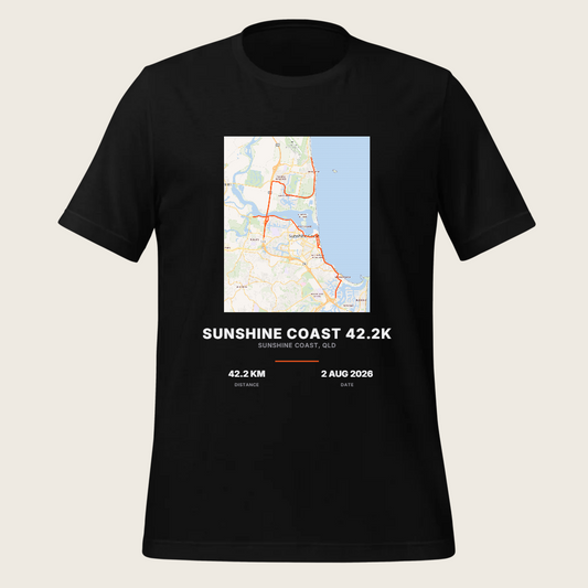 Map — Sunshine Coast 42.2K Map Tee