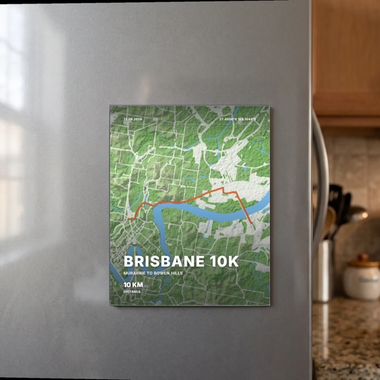 Terrain — Brisbane 10K 2026 Terrain Magnet
