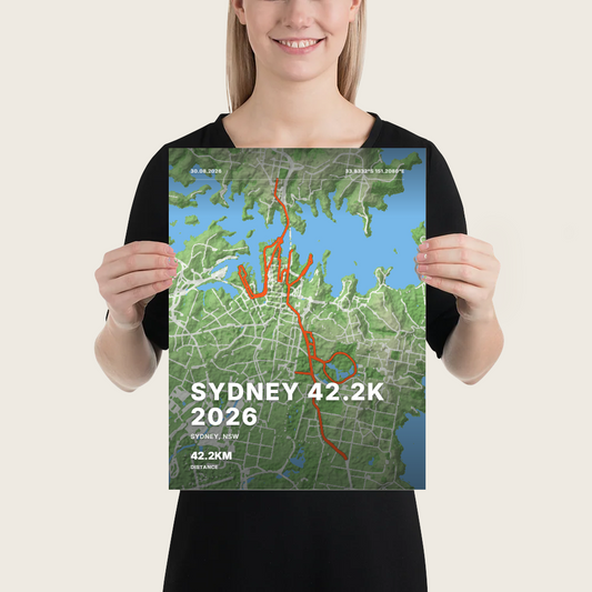 Terrain — Sydney 42.2K 2026 Terrain Poster