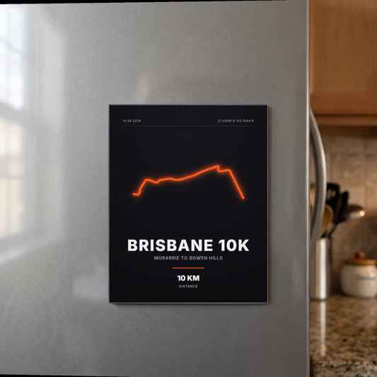 Neon — Brisbane 10K 2026 Neon Magnet