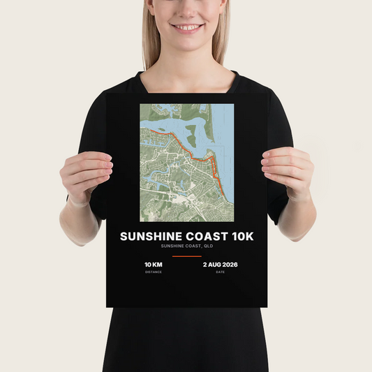 Terrain — SUNSHINE COAST 10K Terrain Poster