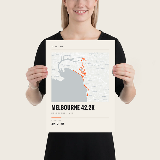 Street Map — Iconic Route Street Map Poster