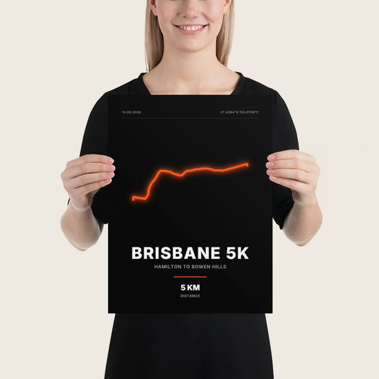 Neon — Brisbane 5K 2026 Neon Poster