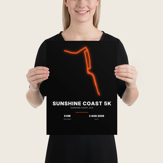 Neon — SUNSHINE COAST 5K Neon Poster