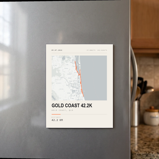 Street Map — Gold Coast 42.2K 2026 Street Map Magnet