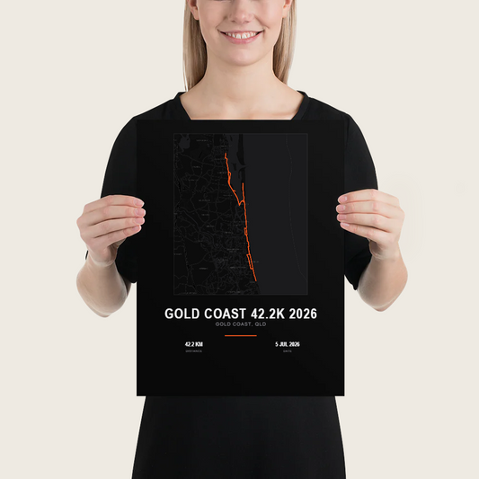 Map — Gold Coast 42.2K 2026 Poster